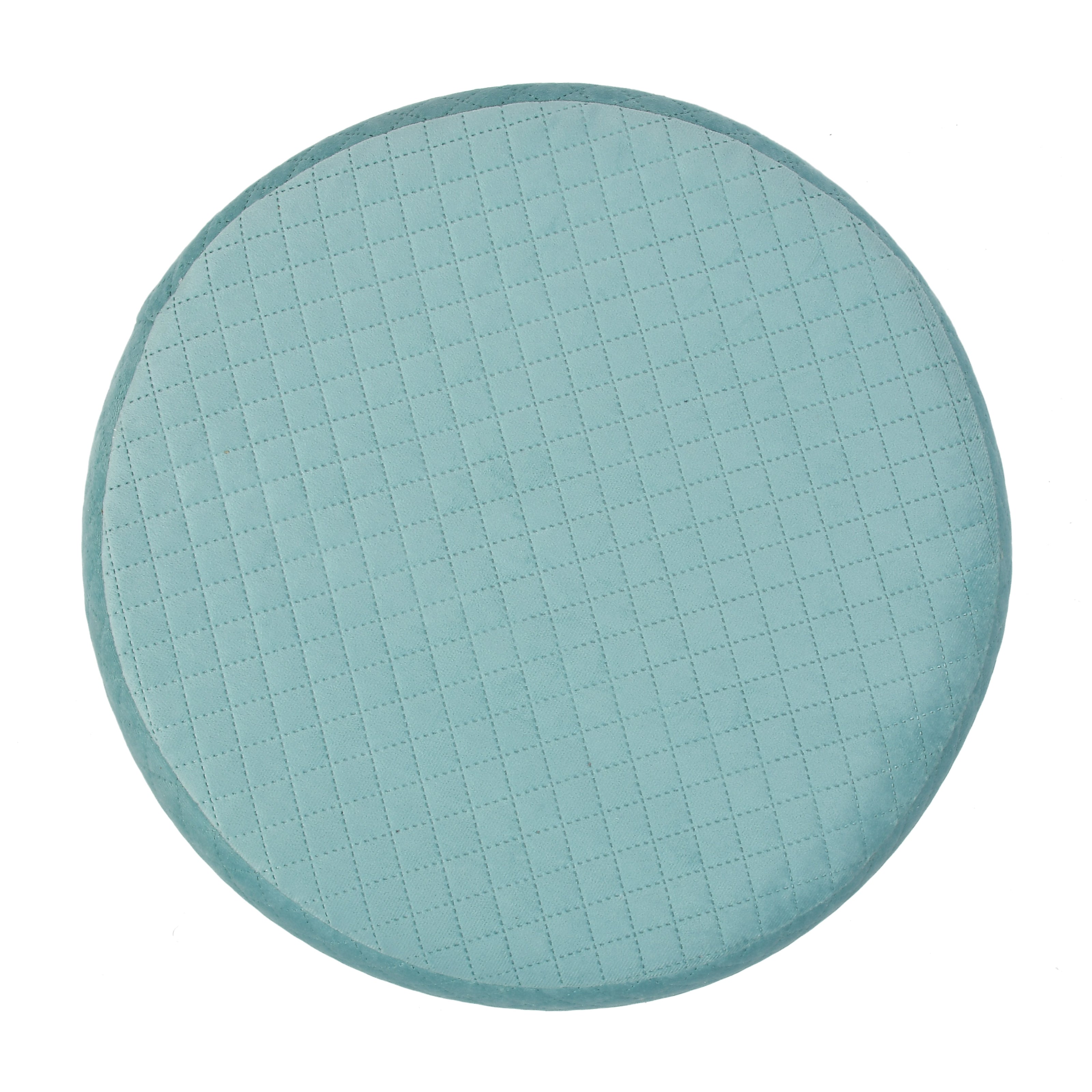 Kangra Ottoman Stool - Sky Blue - Clover Home Furnishings