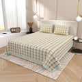 Tista 310 TC Cotton Bed Sheet with 2 Pillow Covers - Printed - Clover Home Furnishings