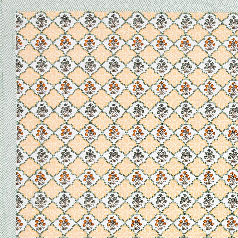 Tista 310 TC Cotton Bed Sheet with 2 Pillow Covers - Printed - Clover Home Furnishings