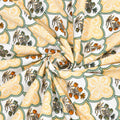 Tista 310 TC Cotton Bed Sheet with 2 Pillow Covers - Printed - Clover Home Furnishings