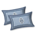 Tista 310 TC Cotton Bed Sheet with 2 Pillow Covers - Printed - Clover Home Furnishings