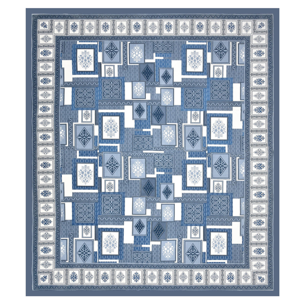 Tista 310 TC Cotton Bed Sheet with 2 Pillow Covers - Printed - Clover Home Furnishings