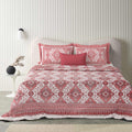 Tista 310 TC Cotton Bed Sheet with 2 Pillow Covers - Printed - Clover Home Furnishings