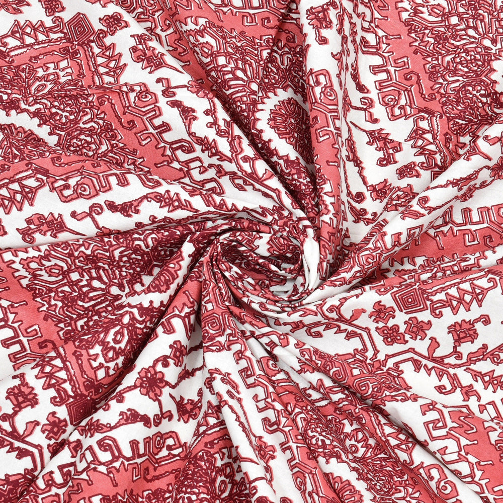 Tista 310 TC Cotton Bed Sheet with 2 Pillow Covers - Printed - Clover Home Furnishings