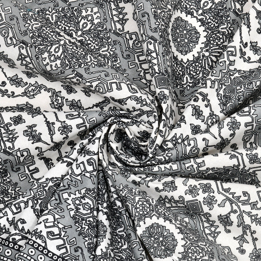 Tista 310 TC Cotton Bed Sheet with 2 Pillow Covers - Printed - Clover Home Furnishings