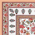 Tista 310 TC Cotton Bed Sheet with 2 Pillow Covers - Printed