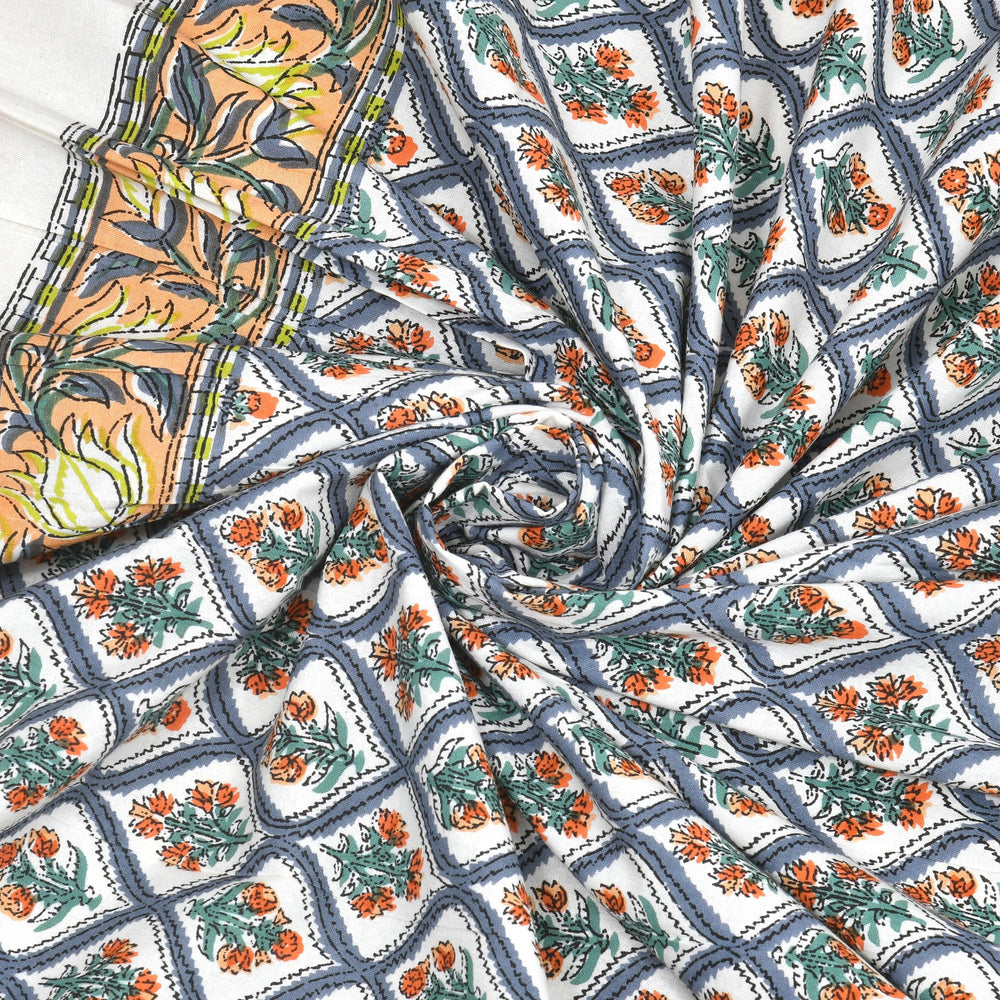 Tista 310 TC Cotton Bed Sheet with 2 Pillow Covers - Printed - Clover Home Furnishings