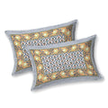 Tista 310 TC Cotton Bed Sheet with 2 Pillow Covers - Printed - Clover Home Furnishings