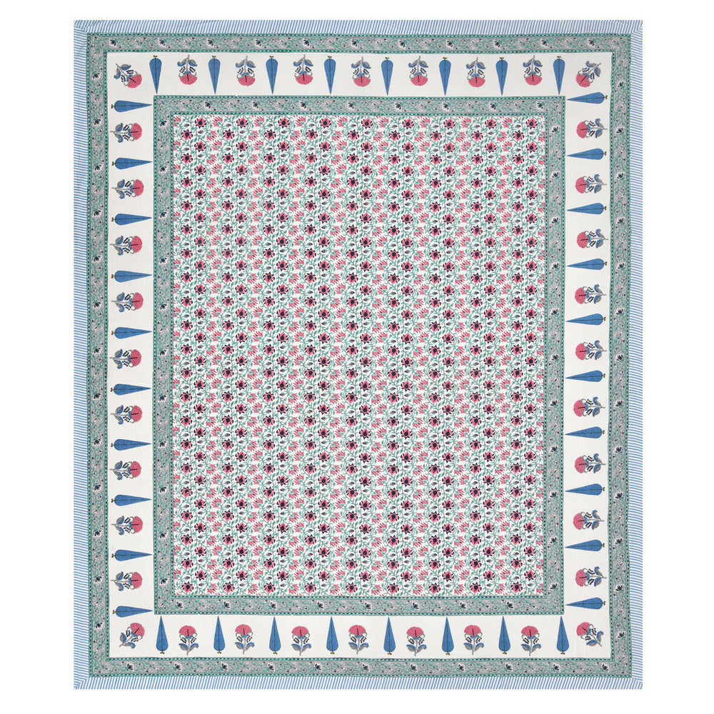 Tista 310 TC Cotton Bed Sheet with 2 Pillow Covers - Printed - Clover Home Furnishings