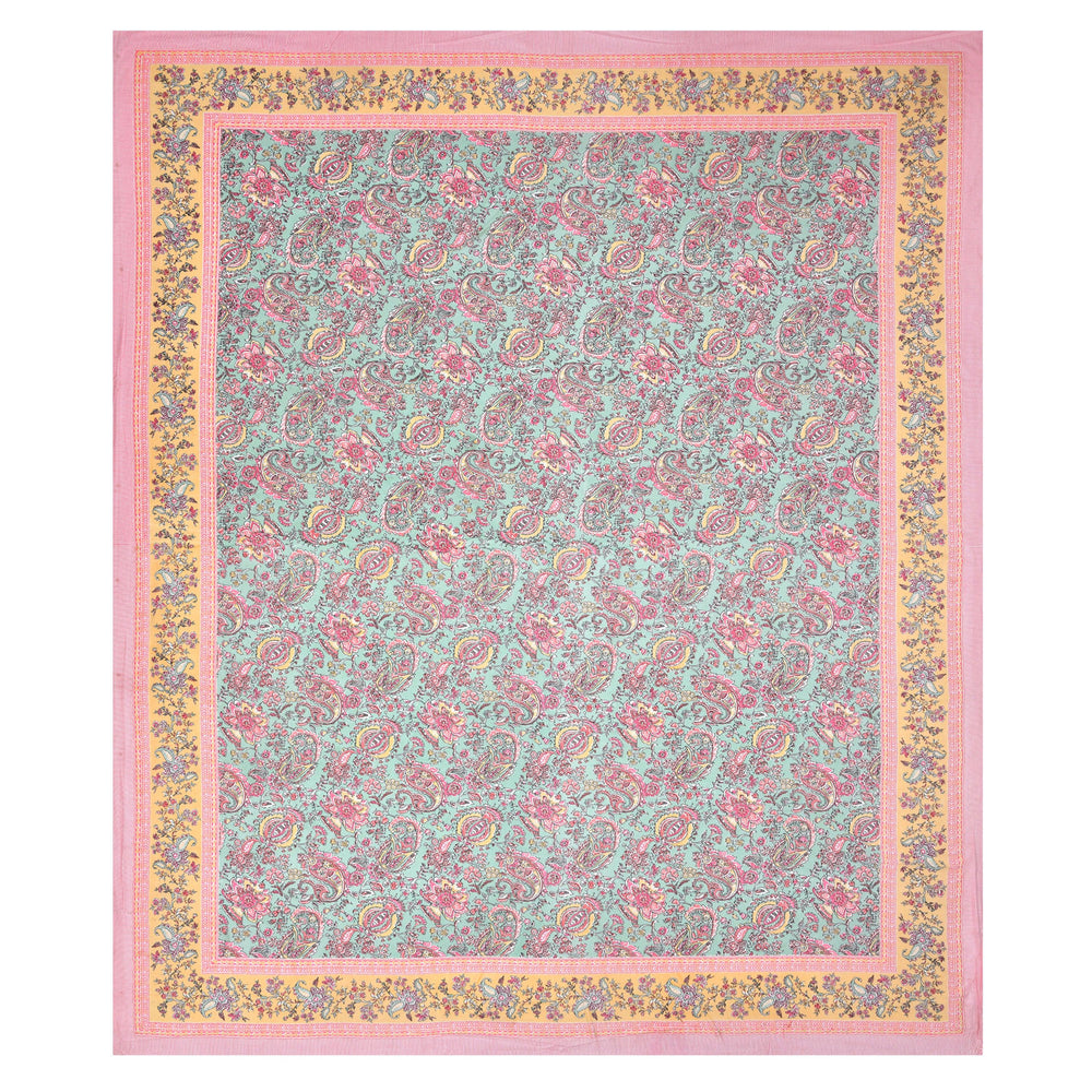 Tista 310 TC Cotton Bed Sheet with 2 Pillow Covers - Printed - Clover Home Furnishings