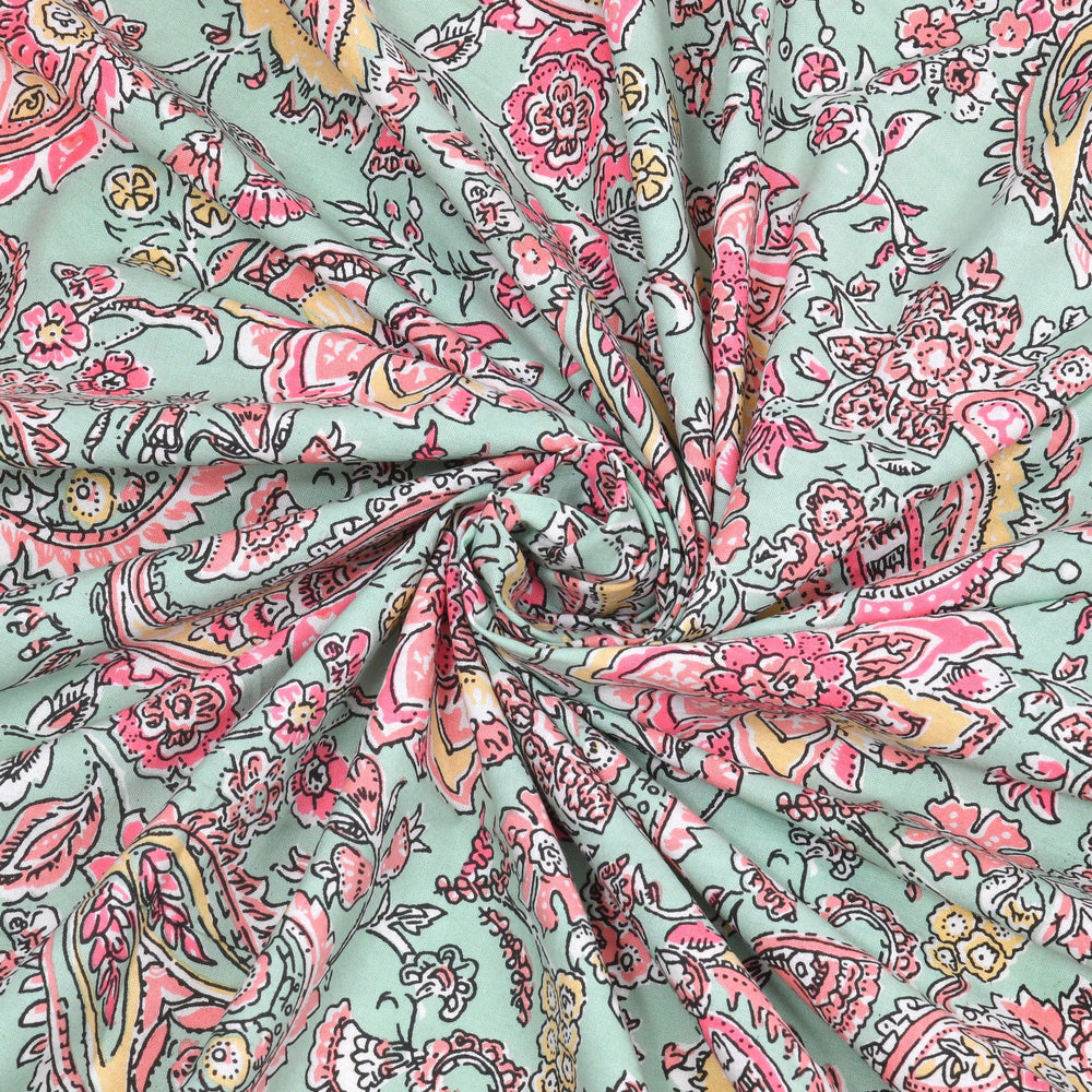 Tista 310 TC Cotton Bed Sheet with 2 Pillow Covers - Printed - Clover Home Furnishings