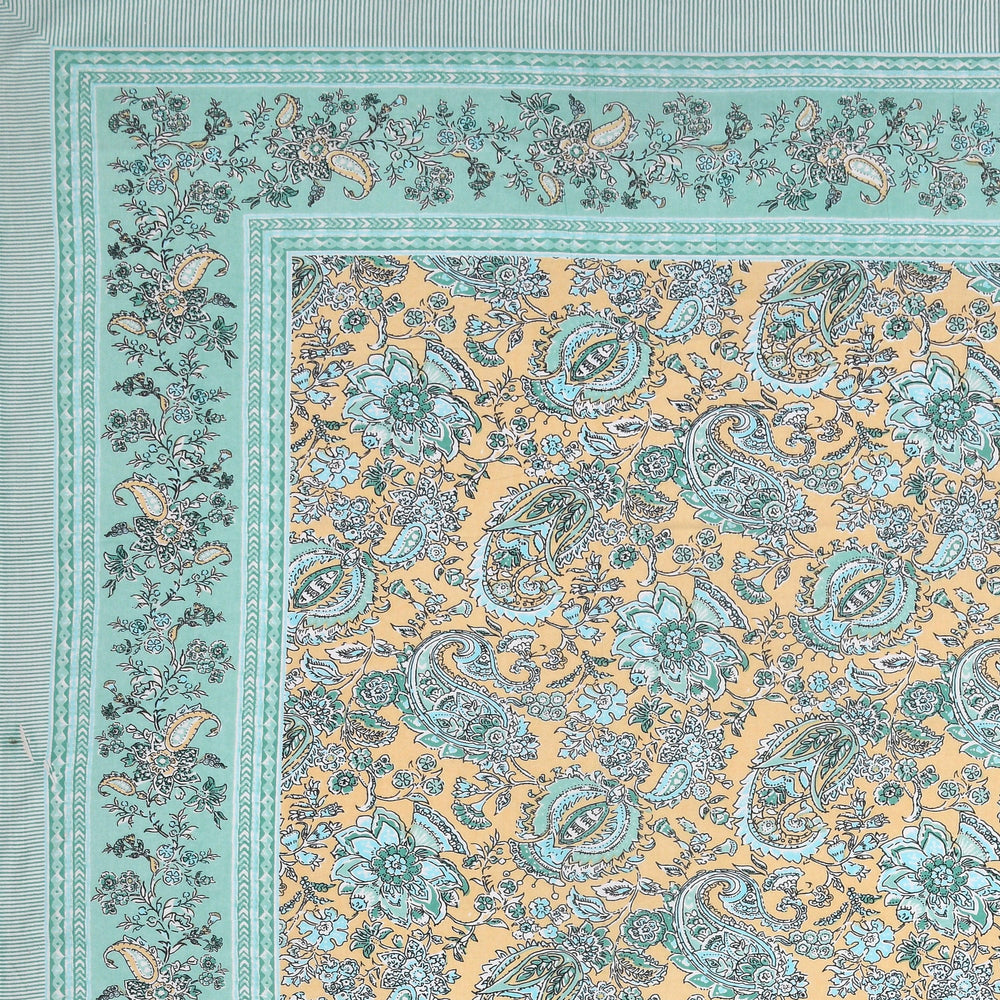 Tista 310 TC Cotton Bed Sheet with 2 Pillow Covers - Printed - Clover Home Furnishings
