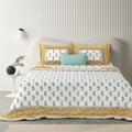 Tista 310 TC Cotton Bed Sheet with 2 Pillow Covers - Printed - Clover Home Furnishings