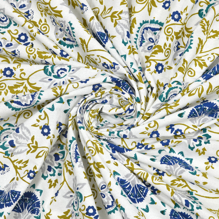 Tista 310 TC Cotton Bed Sheet with 2 Pillow Covers - Printed