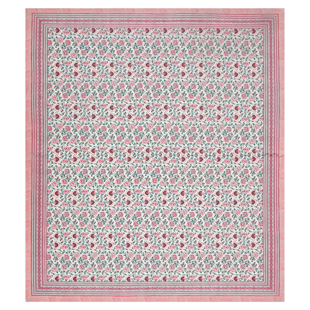 Tista 310 TC Cotton Bed Sheet with 2 Pillow Covers - Printed