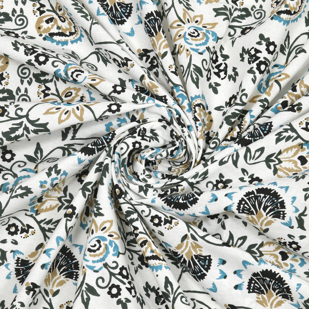 Tista 310 TC Cotton Bed Sheet with 2 Pillow Covers - Printed