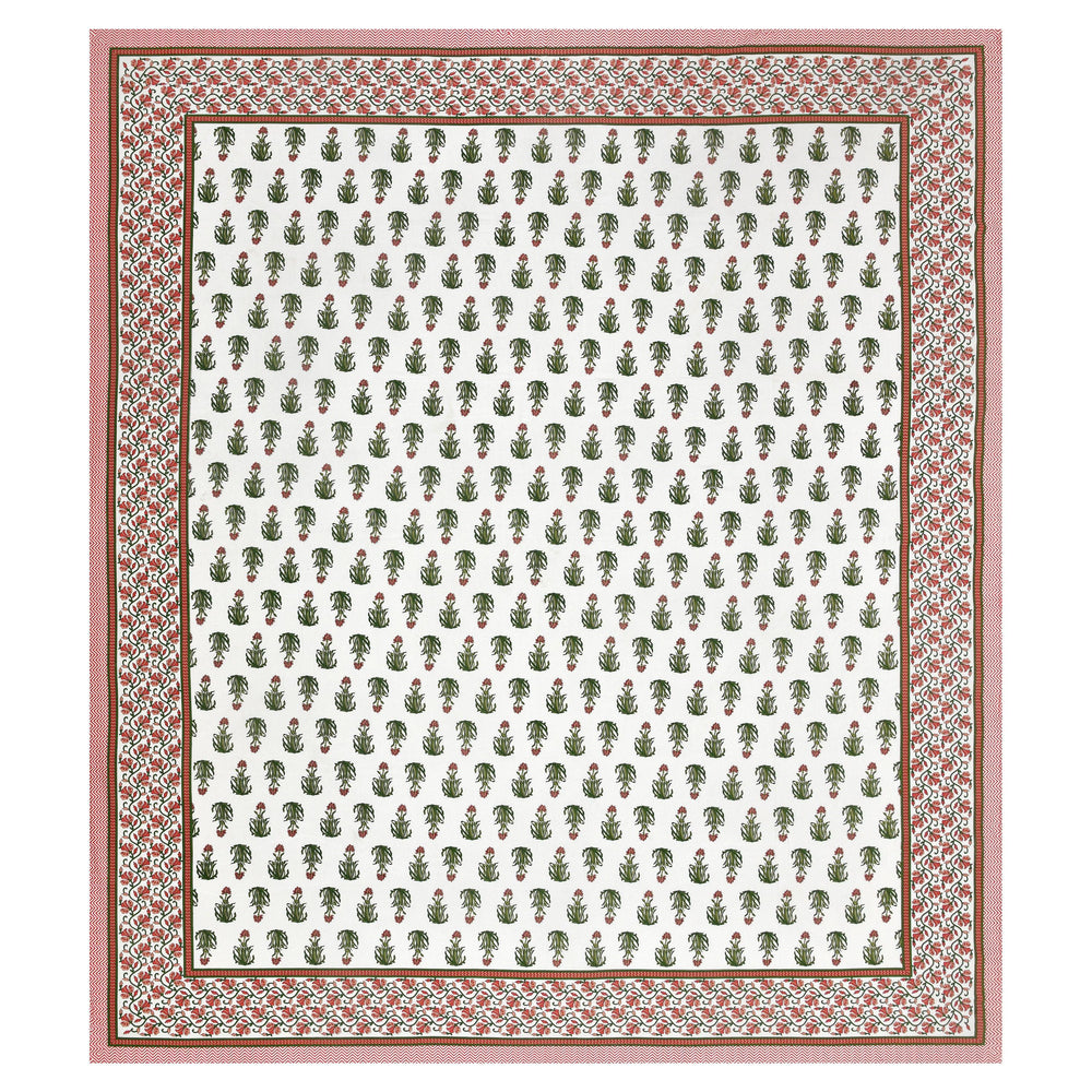 Tista 310 TC Cotton Bed Sheet with 2 Pillow Covers - Printed - Clover Home Furnishings