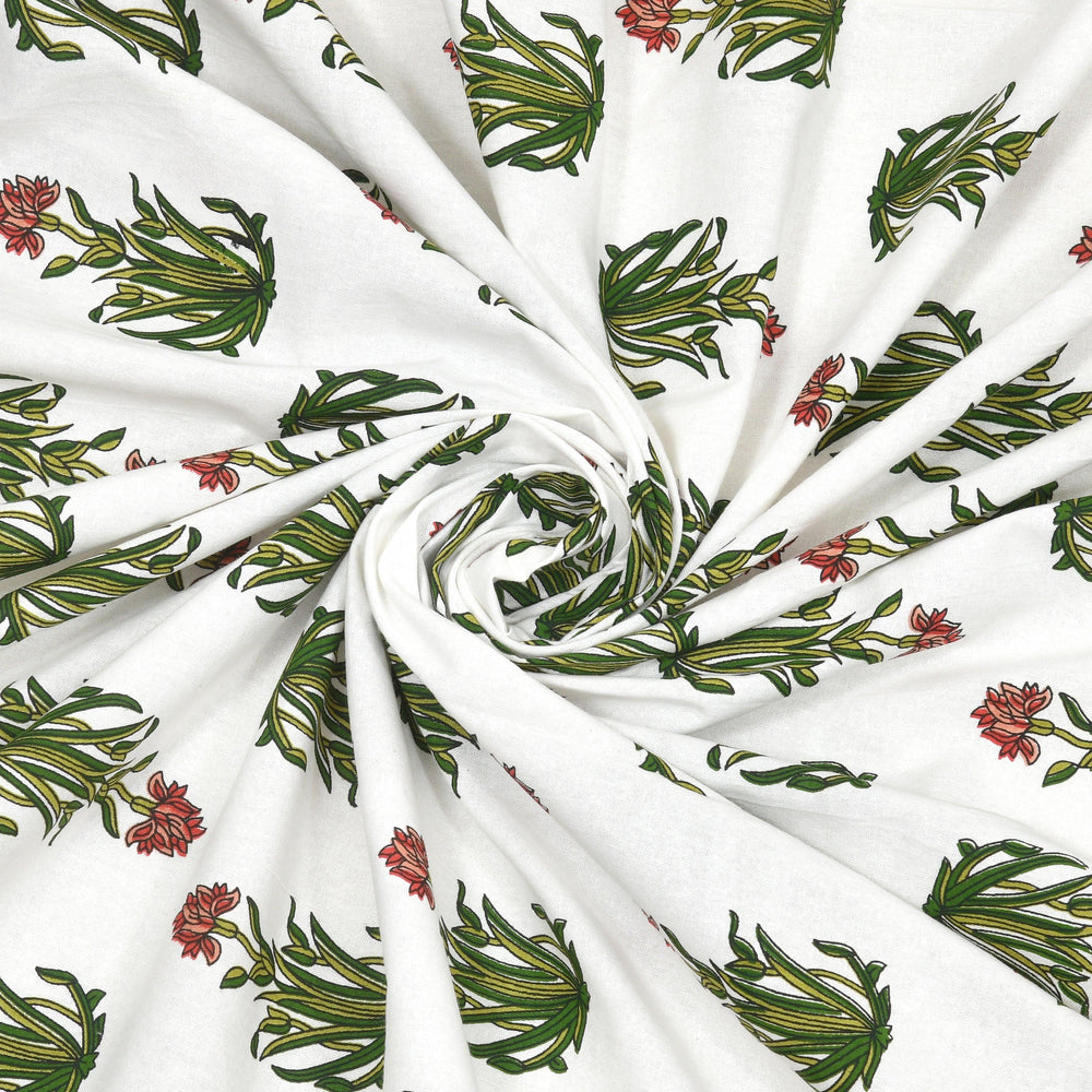 Tista 310 TC Cotton Bed Sheet with 2 Pillow Covers - Printed - Clover Home Furnishings