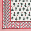 Tista 310 TC Cotton Bed Sheet with 2 Pillow Covers - Printed - Clover Home Furnishings