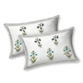Tista 310 TC Cotton Bed Sheet with 2 Pillow Covers - Printed
