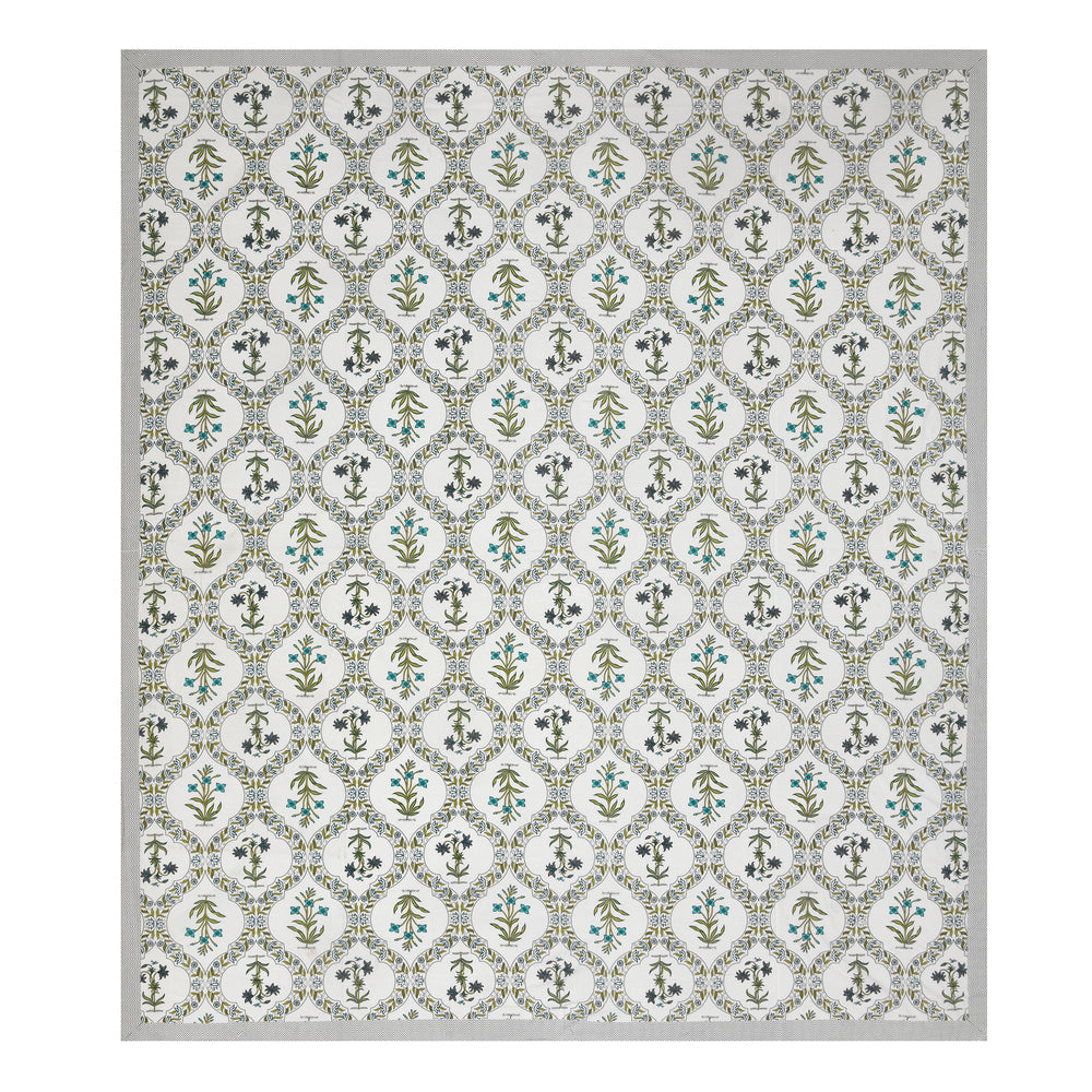 Tista 310 TC Cotton Bed Sheet with 2 Pillow Covers - Printed