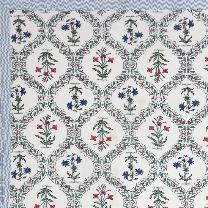 Tista 310 TC Cotton Bed Sheet with 2 Pillow Covers - Printed