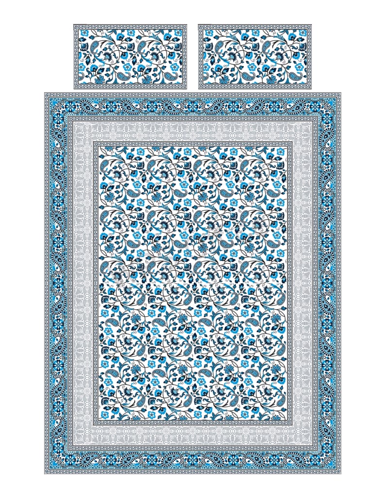 BS234: Kaleen Double Bed Sheets