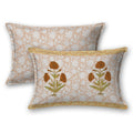 Mahanadi 310 TC Cotton Bed Sheet with 2 Pillow Covers - Printed - Clover Home Furnishings