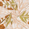 Mahanadi 310 TC Cotton Bed Sheet with 2 Pillow Covers - Printed - Clover Home Furnishings