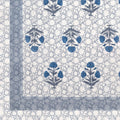 Mahanadi 310 TC Cotton Bed Sheet with 2 Pillow Covers - Printed - Clover Home Furnishings