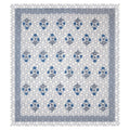 Mahanadi 310 TC Cotton Bed Sheet with 2 Pillow Covers - Printed - Clover Home Furnishings