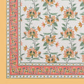 Mahanadi 310 TC Cotton Bed Sheet with 2 Pillow Covers - Printed - Clover Home Furnishings