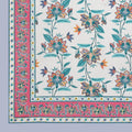 Mahanadi 310 TC Cotton Bed Sheet with 2 Pillow Covers - Printed - Clover Home Furnishings