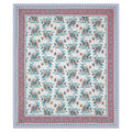 Mahanadi 310 TC Cotton Bed Sheet with 2 Pillow Covers - Printed - Clover Home Furnishings