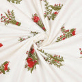 Mahanadi 310 TC Cotton Bed Sheet with 2 Pillow Covers - Printed - Clover Home Furnishings