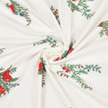Mahanadi 310 TC Cotton Bed Sheet with 2 Pillow Covers - Printed - Clover Home Furnishings