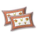 Mahanadi 310 TC Cotton Bed Sheet with 2 Pillow Covers - Printed - Clover Home Furnishings