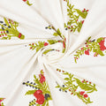 Mahanadi 310 TC Cotton Bed Sheet with 2 Pillow Covers - Printed - Clover Home Furnishings