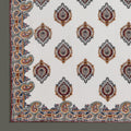 Mahanadi 310 TC Cotton Bed Sheet with 2 Pillow Covers - Printed - Clover Home Furnishings