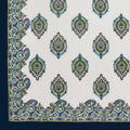 Mahanadi 310 TC Cotton Bed Sheet with 2 Pillow Covers - Printed - Clover Home Furnishings