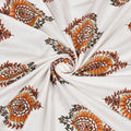 Mahanadi 310 TC Cotton Bed Sheet with 2 Pillow Covers - Printed - Clover Home Furnishings