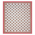 Mahanadi 310 TC Cotton Bed Sheet with 2 Pillow Covers - Printed - Clover Home Furnishings