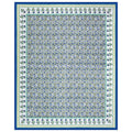 Mahanadi 310 TC Cotton Bed Sheet with 2 Pillow Covers - Printed - Clover Home Furnishings