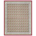 Mahanadi 310 TC Cotton Bed Sheet with 2 Pillow Covers - Printed - Clover Home Furnishings