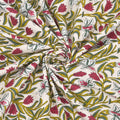 Mahanadi 310 TC Cotton Bed Sheet with 2 Pillow Covers - Printed - Clover Home Furnishings