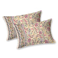 Mahanadi 310 TC Cotton Bed Sheet with 2 Pillow Covers - Printed - Clover Home Furnishings