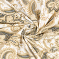 Mahanadi 310 TC Cotton Bed Sheet with 2 Pillow Covers - Printed - Clover Home Furnishings
