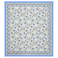 Mahanadi 310 TC Cotton Bed Sheet with 2 Pillow Covers - Printed - Clover Home Furnishings