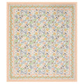 Mahanadi 310 TC Cotton Bed Sheet with 2 Pillow Covers - Printed - Clover Home Furnishings