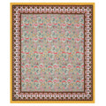 Mahanadi 310 TC Cotton Bed Sheet with 2 Pillow Covers - Printed - Clover Home Furnishings